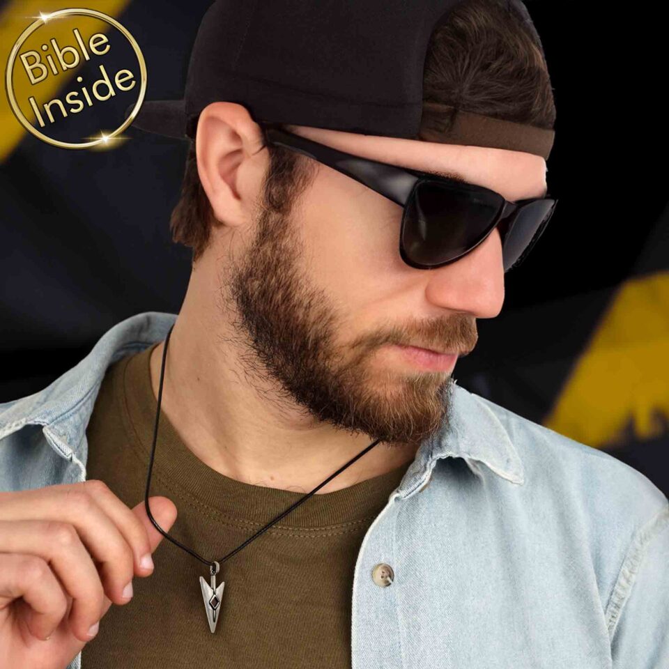 Unique Gift Shop Heart Pendant Necklace With Bible Inside From My Nano Jewelry